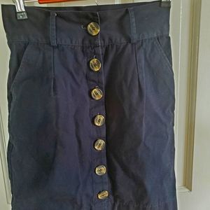Bridge & Burn button front skirt